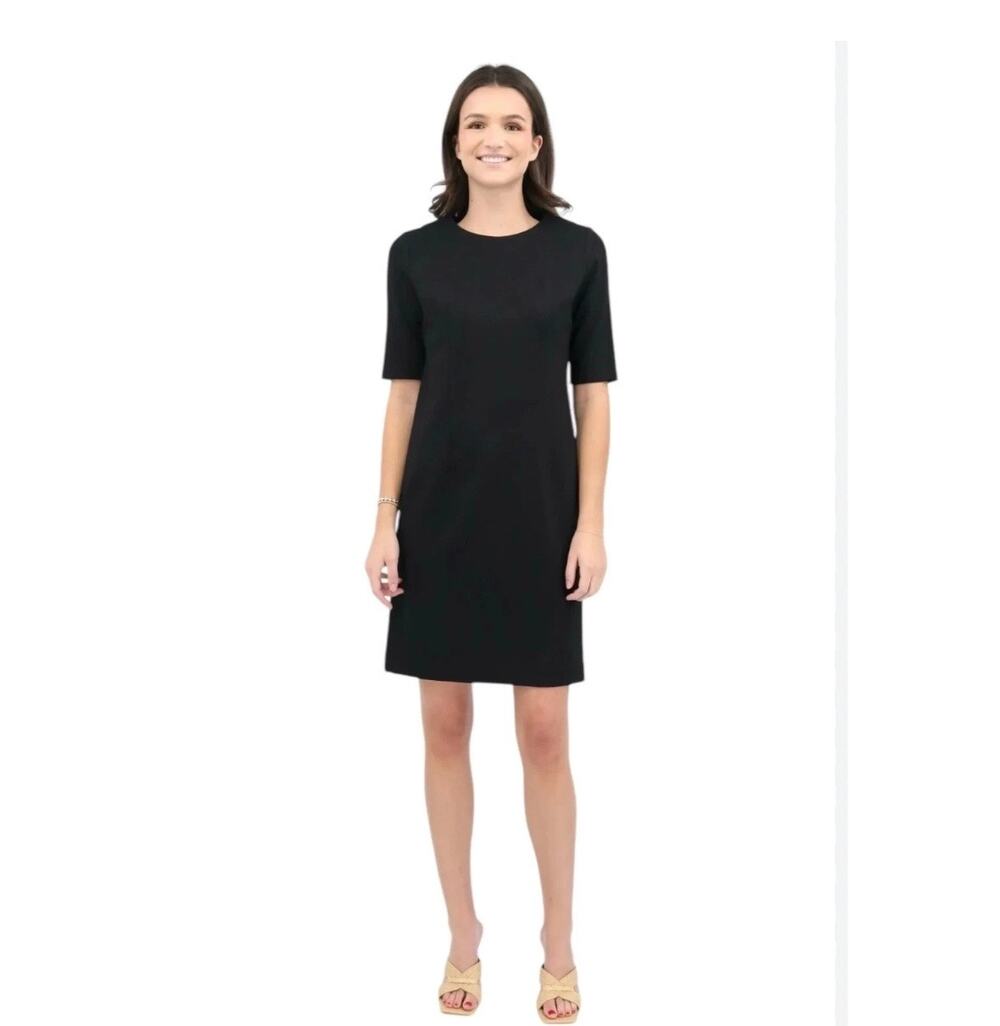 Estelle And Finn Black Shift Dress Size 8
